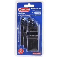 Торцовое пильное полотно HCS (крупный прямой зуб) 3 шт., НМЭВУ-31  Б3, универсальное крепление ДИОЛД