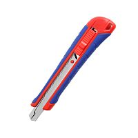 Нож с автофиксацией  9мм +3 лезвия  WORKPRO