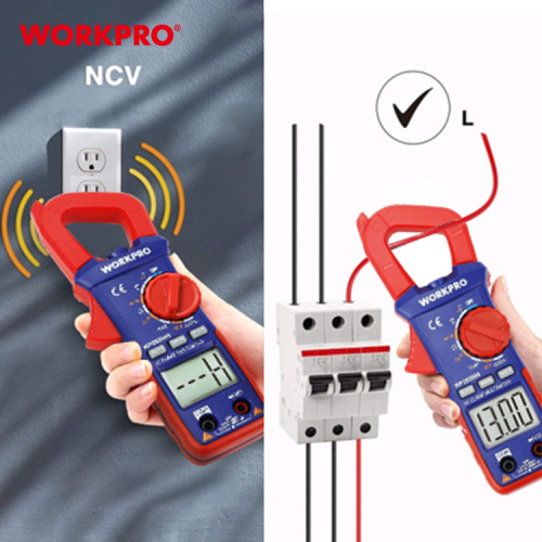 Токоизмерительные цифровые клещи-мультиметр WORKPRO фото 5