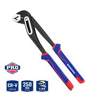Клещи переставные 250мм сантехнические CR-V  WORKPRO