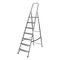 Стремянка, 7 ступеней, алюминиевая, Россия // Сибртех
