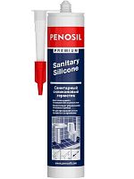 Герметик 280мл санитарный белый Penosil S