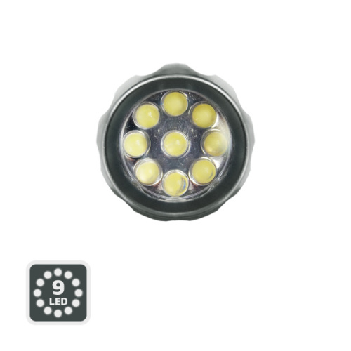Фонарь ручной светодиодный, 9LED, 3хААА, металл фото 3 Фонарь ручной светодиодный, 9LED, 3хААА, металл фото 3