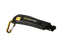 Нож 18мм, обрезиненный корпус, быстрая разблокировка, лезвие SK2 1.0мм, Hanskonner