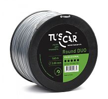 Леска для триммера TUSCAR Round DUO, Professional, 3.0mm