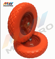 Колесо пенополиуретан PU1612 MAWIPRO 16"х4,00-8/12мм