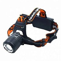 Огонь головной HТ-193-1 (2x18650)+сетевое з/у+авто з/у