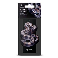 Ароматизатор воздуха картонный GRASS Змея (berries & menthol)