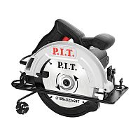 Пила дисковая P.I.T. PKS185-C4, 1200Вт, 5500об/мин, пропил 60мм, диск 185мм
