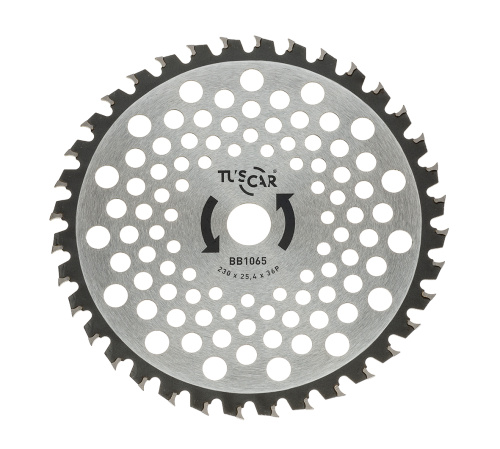 Нож для мотокосы TUSCAR BB1065, Professional, 230x25,4x36T, Sickle Нож для мотокосы TUSCAR BB1065, Professional, 230x25,4x36T, Sickle