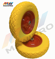 Колесо пенополиуретан PU1620 MAWIPRO 16"х4,00-8/20мм