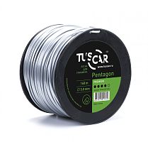 Леска для триммера TUSCAR Pentagon, Premium, 3.0mm