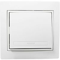 Выключатель 1-кл. С/У. белый