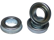 Подшипник MAWIPRO с бортиком для тачки строительной, садовой (серый) 35/12мм