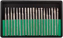 Шарошки усиленная сталь с алмазным напылением, штифт Ø 3мм, 20шт