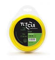 Леска для триммера TUSCAR Star, Standart, 1.65mm*15m