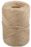 Шпагат джутовый, 4-ниточный, 1200 текс, 100м