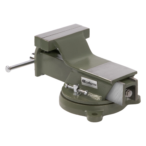 Тиски слесарные, 100мм, стальные, поворотные. Сибртех Тиски слесарные, 100мм, стальные, поворотные. Сибртех