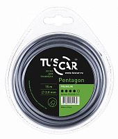 Леска для триммера TUSCAR Pentagon, Premium, 2mm*15m