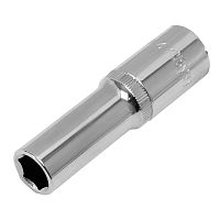 Головка торцевая 1/2 удлин. 12 мм, 6-гр., FLANK с насеч. CrV