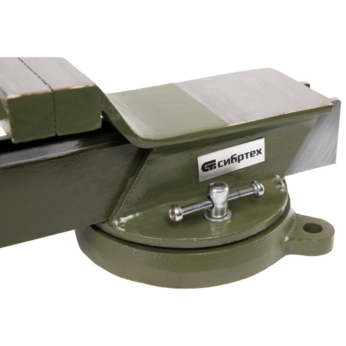 Тиски слесарные, 100мм, стальные, поворотные. Сибртех фото 4 Тиски слесарные, 100мм, стальные, поворотные. Сибртех фото 4