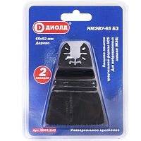 Пильное полотно треугол. формы HCS (крупный прямой зуб) 2 шт, универс. крепл. НМЭВУ-65 БЗ "ДИОЛД"