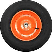 Колесо для строительной тачки 1-колесной втулка 12мм 90, 110 л (4.80-8) запасное