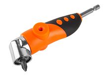 Адаптер для бит угловой, ускоряет на 50%, 4 биты 25мм PH2, Sturm!